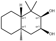 2,3-Naphthalenediol, decahydro-1,1,4a-trimethyl-, (2R,3S,4aR,8aS)-rel- (9CI)|