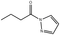 1H-Pyrazole,1-(1-oxobutyl)-(9CI) Struktur