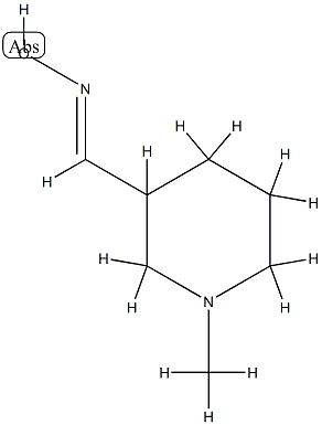 3-Piperidinecarboxaldehyde,1-methyl-,oxime,[C(E)]-(9CI) Struktur