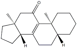 5α-Androst-8-en-11-one Struktur