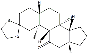 54498-87-2 2,2-(Ethylenebisthio)-5α-androstan-11-one