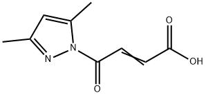 2-Butenoicacid,4-(3,5-dimethyl-1H-pyrazol-1-yl)-4-oxo-(9CI) Structure