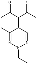 2,4-Pentanedione,3-(2-ethyl-2,5-dihydro-4-methyl-1,2,3-triazin-5-yl)-(9CI) Structure