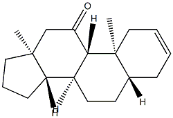 5α-アンドロスタ-2-エン-11-オン 化学構造式