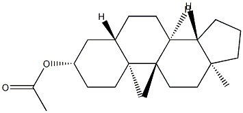 9-метил-5α-андростан-3β-олацетат структура