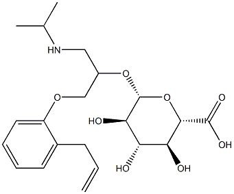 alprenolol glucuronide,54587-50-7,结构式