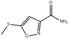 54593-30-5 3-Isoxazolecarboxamide,5-(methylthio)-(9CI)
