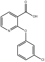 2-(3-chlorophenoxy)nicotinic acid Structure
