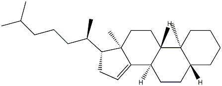 5α-Cholesta-14-ene Structure