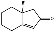 (3aS)-3aβ-Methyl-3,3a,4,5,6,7-hexahydro-2H-indene-2-one,54725-16-5,结构式