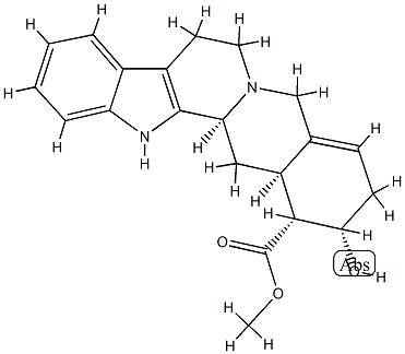 (16α,17α)-19,20-Didehydro-17-hydroxyyohimban-16-카르복실산메틸에스테르
