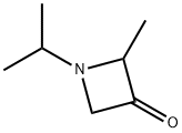 3-Azetidinone,2-methyl-1-(1-methylethyl)-(9CI) 化学構造式