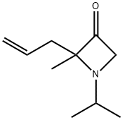 3-Azetidinone,2-methyl-1-(1-methylethyl)-2-(2-propenyl)-(9CI) Struktur