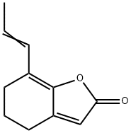 2(4H)-Benzofuranone,5,6-dihydro-7-(1-propenyl)-(9CI) Structure