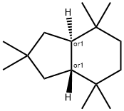 rel-(3aα*,7aβ*)-オクタヒドロ-2,2,4,4,7,7-ヘキサメチル-1H-インデン 化学構造式