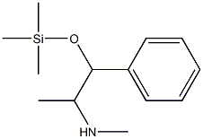 N,α-Dimethyl-β-(trimethylsilyloxy)benzeneethanamine Struktur