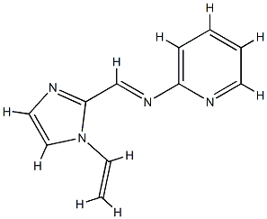 2-Pyridinamine,N-[(1-ethenyl-1H-imidazol-2-yl)methylene]-,[N(E)]-(9CI)|