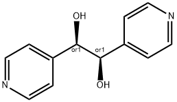 (1S,2S)-1,2-二(吡啶-4-基)乙烷-1,2-二醇, 5486-06-6, 结构式