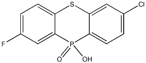7-Chloro-2-fluoro-10H-phenothiaphosphine-10-ol 10-oxide Structure