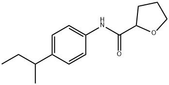 2-Furancarboxamide,tetrahydro-N-[4-(1-methylpropyl)phenyl]-(9CI) Structure