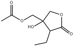 2(3H)-Furanone,4-[(acetyloxy)methyl]-3-ethyldihydro-4-hydroxy-(9CI)|