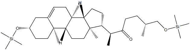 (25R)-3β,26-Bis[(trimethylsilyl)oxy]cholest-5-en-22-one|