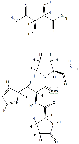 酒石酸プロチレリン 化学構造式