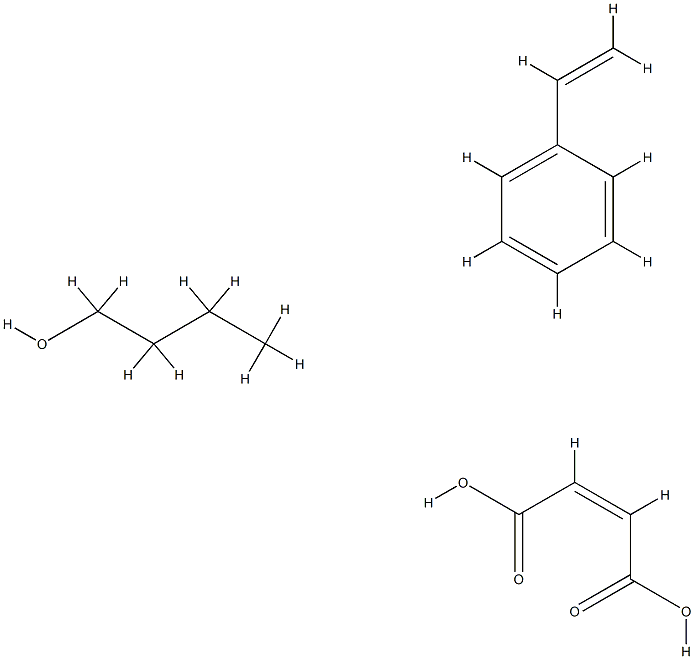 poly(styrene-co-maleic acid)butyl ester Struktur