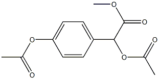 α,4-Bis(acetyloxy)benzeneacetic acid methyl ester 结构式