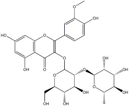 ISORHAMNETIN 3-O-NEOHESPEROSIDE Struktur