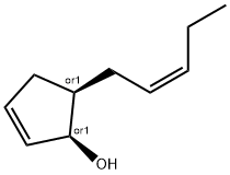 2-Cyclopenten-1-ol, 5-(2Z)-2-pentenyl-, (1R,5R)-rel- (9CI) 化学構造式