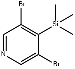 피리딘,3,5-디브로모-4-(트리메틸실릴)-(9CI)