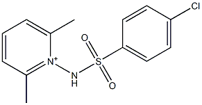 [(4-Chlorophenyl)sulfonyl](2,6-dimethylpyridinio)amine anion,55044-56-9,结构式