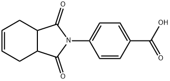 4-(1,3-dioxo-1,3,3a,4,7,7a-hexahydro-2H-isoindol-2-yl)benzoic acid,55099-07-5,结构式