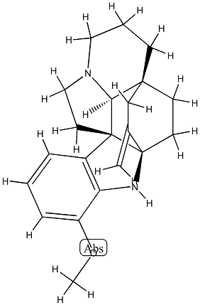 Aspidofractinine, 17-methoxy-3-methylene-, (2alpha,5alpha)- 结构式