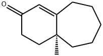 4aβ-Methyl-3,4,4a,5,6,7,8,9-octahydro-2H-benzocycloheptene-2-one 结构式