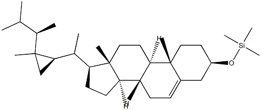 [(Gorgost-5-en-3β-yl)oxy]trimethylsilane Structure