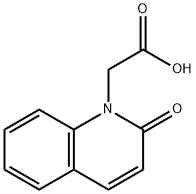 1(2H)-Quinolineaceticacid,2-oxo-(9CI) 化学構造式