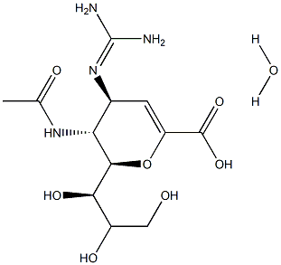 扎那米韦水合物 结构式