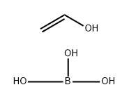 乙烯醇均聚物与硼酸的酯 结构式