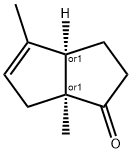 1(2H)-Pentalenone,3,3a,6,6a-tetrahydro-4,6a-dimethyl-,(3aR,6aS)-rel-(9CI) Struktur
