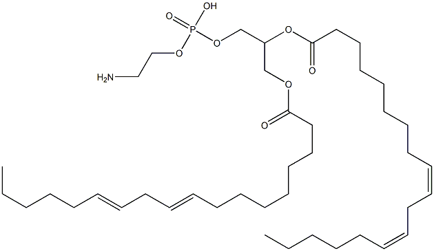 1,2-dilinoleoyl-3-phosphatidylethanolamine,55252-82-9,结构式