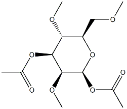 55255-81-7 2-O,4-O,6-O-Trimethyl-β-D-mannopyranose 1,3-diacetate