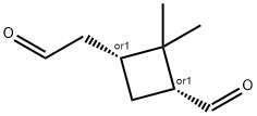 사이클로부탄아세트알데히드,3-포르밀-2,2-디메틸-,(1R,3R)-rel-(9CI)