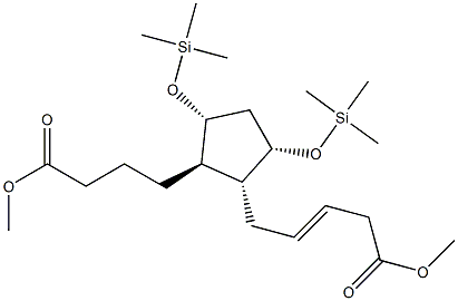 (1R)-2β-(5-Methoxy-5-oxo-2-pentenyl)-3β,5β-bis(trimethylsilyloxy)-1α-cyclopentanebutanoic acid methyl ester|