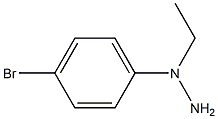 (1-(4-bromophenyl)ethyl)hydrazine Struktur