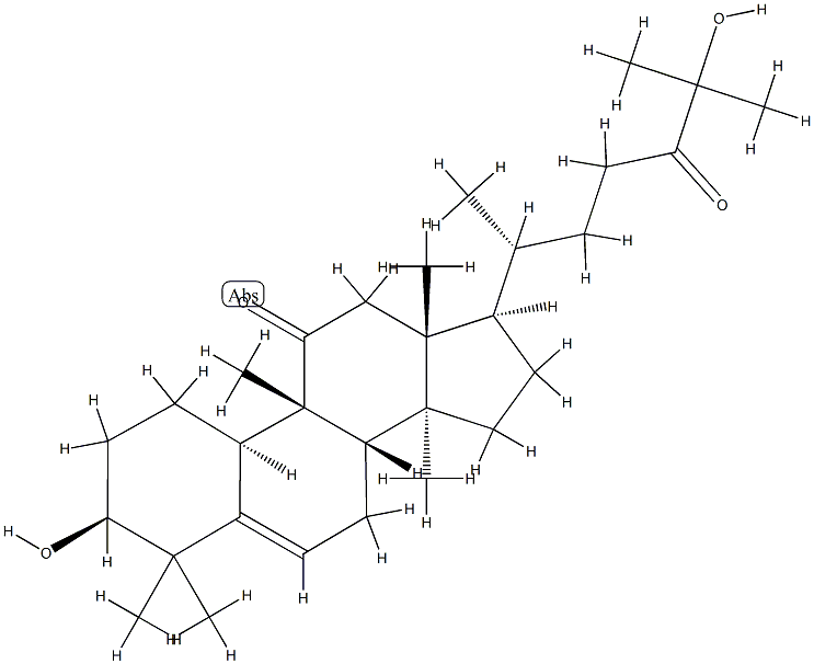 (9β,10α)-3β,25-Dihydroxy-9-methyl-19-norlanosta-5-ene-11,24-dione,5532-38-7,结构式