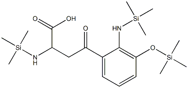 γ-Oxo-α,2-bis[(trimethylsilyl)amino]-3-[(trimethylsilyl)oxy]benzenebutanoic acid Structure