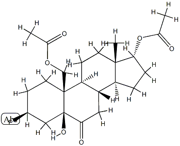 55401-66-6 17α,19-Bis(acetyloxy)-3β-fluoro-5-hydroxy-5β-androstan-6-one