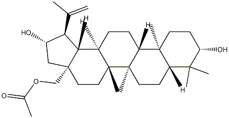 Lup-20(29)-ene-3β,21β,28-triol 28-acetate,55401-94-0,结构式